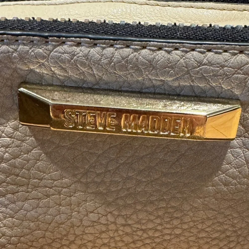 Hobo Steve Madden Shoulder Bag 3 Brown Shades Handbag Purse Crossbody Boho